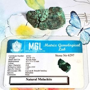 Natural Malachite Natural Stone in Raw Form